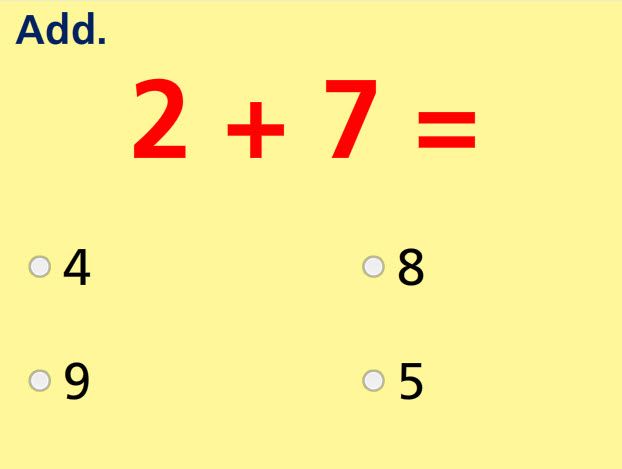 Add Two Numbers- Sums to 10 Test